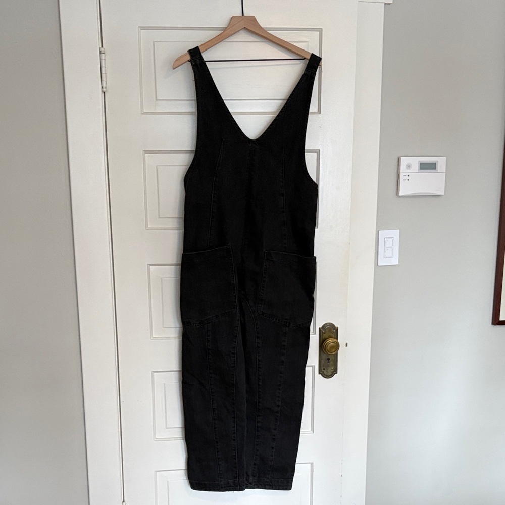 We The Free Charcoal Denim Overall